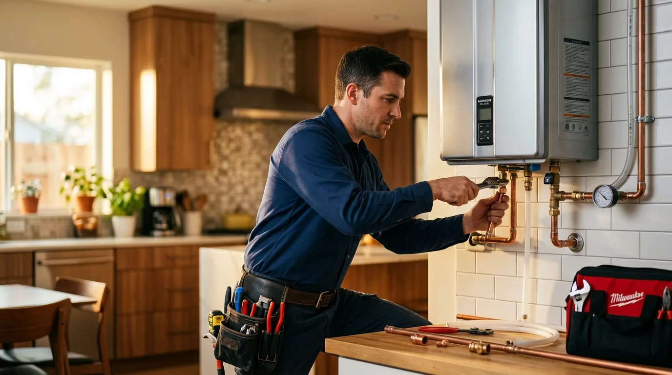 Water heater installation
