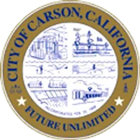 Official City Seal of Carson California - Coast City Plumbing serves all Carson neighborhoods