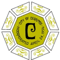 Official City Seal of Cerritos California - Coast City Plumbing serves all Cerritos neighborhoods