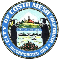 Official City Seal of Costa Mesa California - Coast City Plumbing serves all Costa Mesa neighborhoods