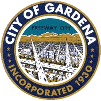 Official City Seal of Gardena California - Coast City Plumbing serves all Gardena neighborhoods