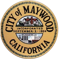 Official City Seal of Maywood California - Coast City Plumbing serves all Maywood neighborhoods