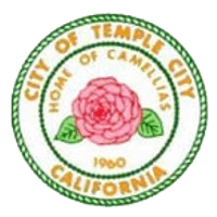 Official City Seal of Temple City California - Coast City Plumbing serves all Temple City neighborhoods