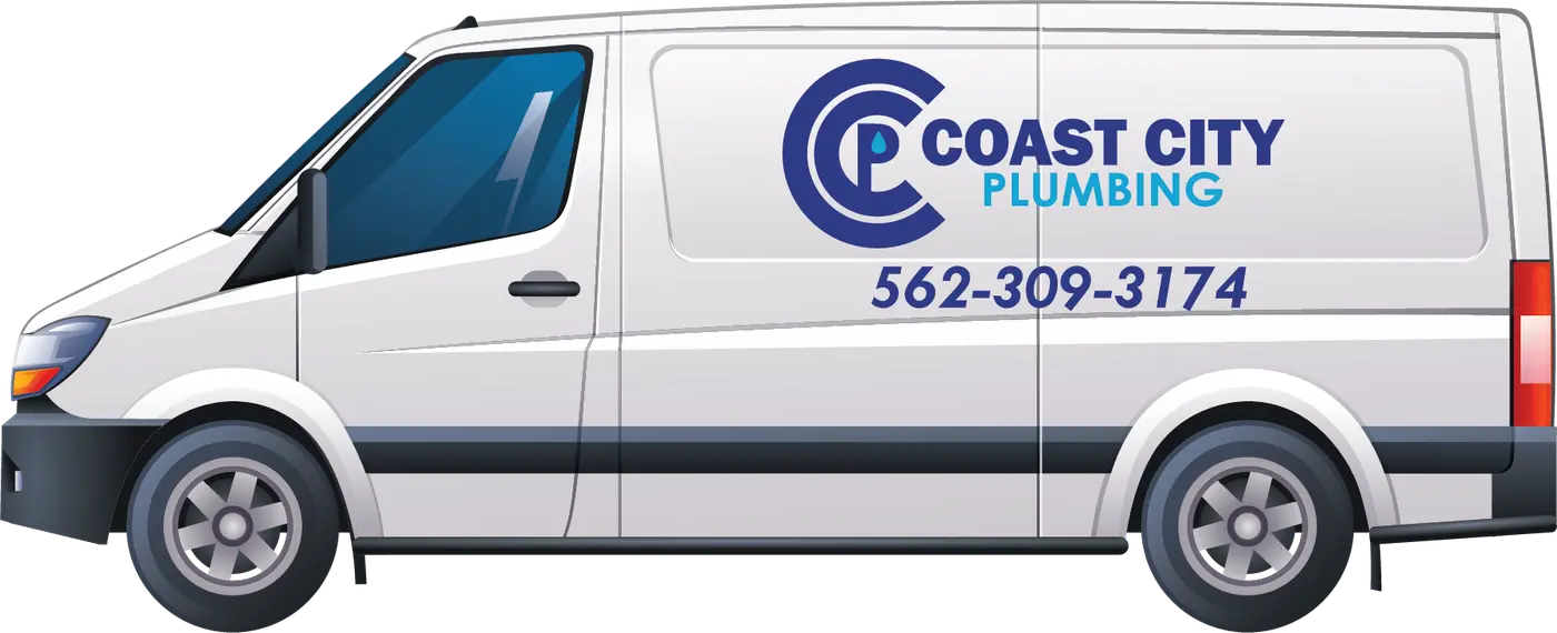 Coast City Plumbing Service Van